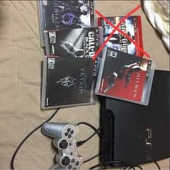 値下げしました ps3 160GB おまけソフト付のサムネイル