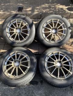 ヨコハマ クロイツァー ブロンズ 6.5J×15 4本セット　ロックナット付きのサムネイル