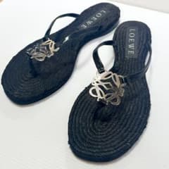 LOEWE ロエベ 22.5cmサンダル モノグラム エスパドリーユ 箱 袋付き LOEWE ロエベ 22.5cmサンダル モノグラム エスパドリーユ 箱 袋付き