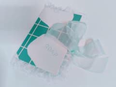 蛇腹ファイル　せっけん柄　水色のサムネイル
