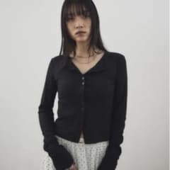 マリーゴールド様専用です、HANNE シアーリブカーディガンのサムネイル