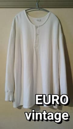 なや様　70s EURO チェコ軍 ヘンリーネック カットソー vintageのサムネイル