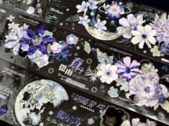 切売 1710☆ 海外 マスキングテープ マステ PET 装飾 花 贝壳光 - メルカリ
