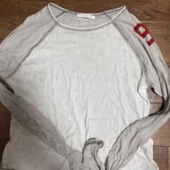 ZARA 長袖カットソー ラグラン ホワイトのサムネイル