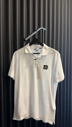 【新品】STONE ISLAND ストーンアイランド ポロシャツ ホワイトのサムネイル