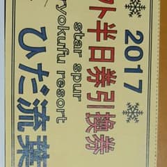 ひだ流葉 半日引換券のサムネイル