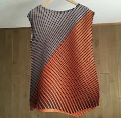 美品 プリーツプリーズ PLEATS PLEASE ジオメトリック フリンジ 極美品 PLEATS PLEASEプリーツプリーズ ジオメトリック チュニック