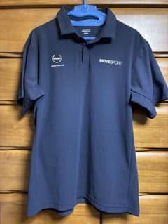 DESCENTEMOVE SPORT ポロシャツ ネイビー　ムーブスポーツ