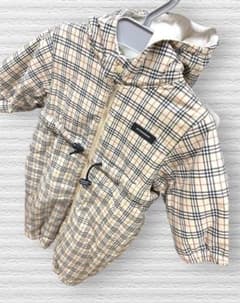 BURBERRY80cm カバーオールロンパースのサムネイル