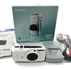 ア*ャ様 美品 CANON キャノン IXY 30S PC1473 ホワイト 動 - メルカリ