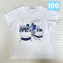 美品！ファミリア familiar おはなしTシャツ 新幹線 電車 100 - メルカリ
