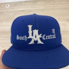 LA South Central ベースボールキャップ 青のサムネイル