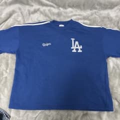 Dodgers ロゴ Tシャツ 青のサムネイル