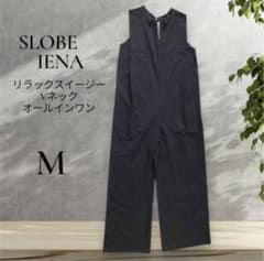 極美品】スローブ イエナ リラックスイージーVネックオールインワン 36