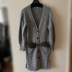 BLUE LABEL CRESTBRIDGE グレー ロングカーディガン 38のサムネイル