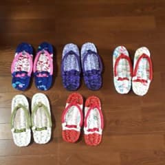 手作り　布ぞうりのサムネイル