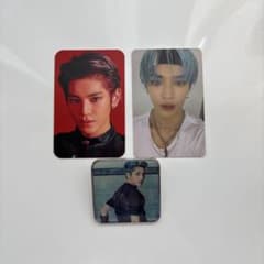 SuperM NCT テヨン フォトピンバッチ　　 トレカ付きのサムネイル