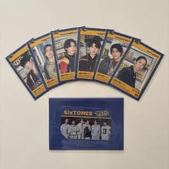 SixTONES GOLD CD購入者特典のサムネイル