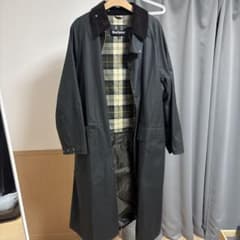 美品　Barbour セージグリーン　ロングコート 40\