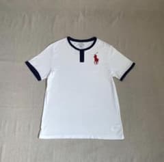 Polo Ralph Lauren ヘンリーネック Tシャツ ホワイトのサムネイル