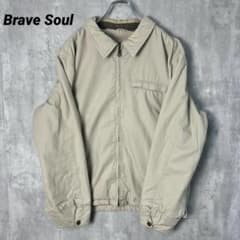 T-2813 Brave Soul ダックワークジャケット 裏ボア Lベージュ