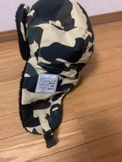a bathing ape フライトキャップ　イエローカモ　Lサイズのサムネイル