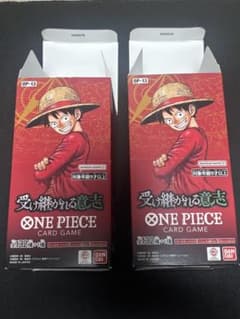 ONE PIECE カードゲーム OP-13 受け継がれる意志 空箱 ✖️2 - メルカリ