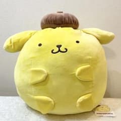 ポムポムプリン コロコロクッション 約40cm ふわふわぬいぐるみ タグ付き