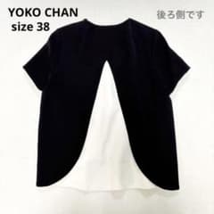 YOKO CHAN ヨーコチャン バックボックスプリーツ ブラウス トップス