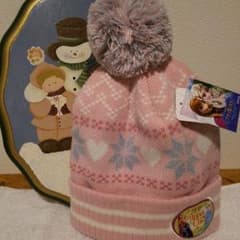 ハルミエmama様専用、ディズニー アナ雪 ニット帽 ピンク 一個のサムネイル