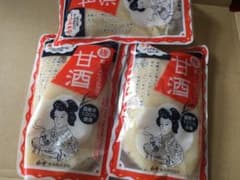 白雪食品 白雪 甘酒 300g×３個 砂糖不使用 麹１００％　濃縮のサムネイル