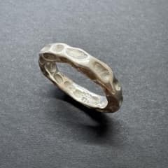 【19号 太め MOD刻印】 タタキリング silver925 19号 太め MOD刻印】 タタキリング silver925 - メルカリ