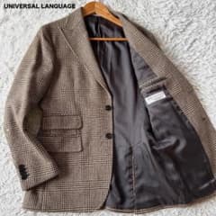 新品タグ付き YUKI TORII ヘリンボーン テーラードジャケット 青 M