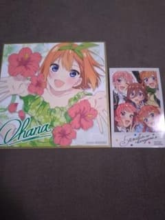 映画 五等分の花嫁＊ 入場者特典3 四葉 色紙&チェキ風ステッカーのサムネイル