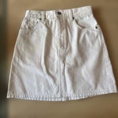 ミニスカート白デニム　GUのサムネイル