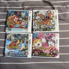 妖怪ウォッチ 3DS ソフト 4本セットのサムネイル