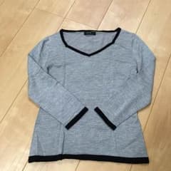 コムサイズム  シルク  七分袖ニットのサムネイル