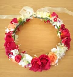 花かんむり 赤×オレンジのサムネイル