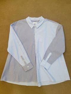 ばば様専用　ストライプ柄 長袖シャツ ブラウス　DoCLASSEのサムネイル