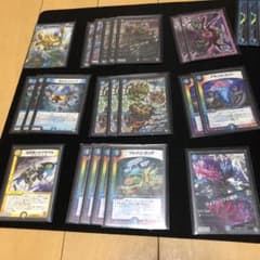 デュエルマスターズ デュエマ デッキ　青黒ハンデス　パーツ付きのサムネイル