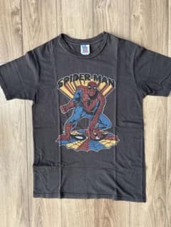 00s Vintage JUNK FOOD Spiderman T-Shirt Brown