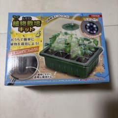 【新品未開封】LED植物栽培キット グリーン USB電源 自由研究 家庭菜園のサムネイル