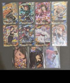 鬼滅の刃　日輪バトルスラッシュ　SR フルコンプセット　11枚のサムネイル