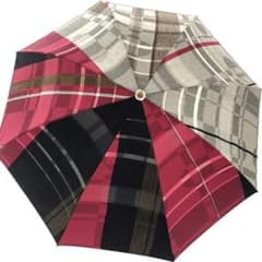 タマキニイメ☆新品タグ付☆よけおり☆雨晴れ両用傘☆コットン撥水UV