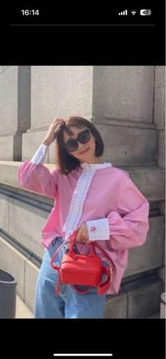 ♡ ロージーモンスターstripe embroidery logo blouseのサムネイル
