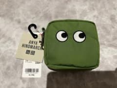 ★新品タグ付★ユニクロとアニヤハインドマーチのコラボエコバッグ　グリーンのサムネイル