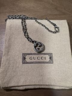 GUCCI ロゴペンダント チェーンネックレスのサムネイル