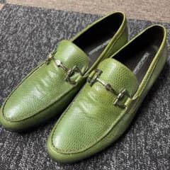 Alberto Guardiani ビットローファー グリーン　25cm相当のサムネイル