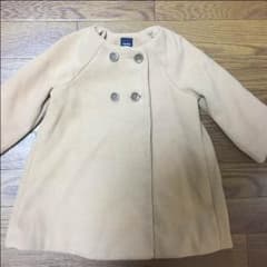 【まなみん様お取り置き 9/30迄】baby gap 90 ノーカラーコートのサムネイル