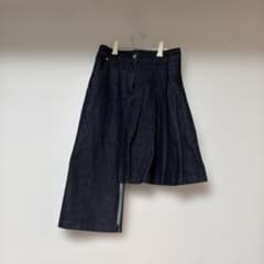 7%morepink アシンメトリーデニムスカートのサムネイル